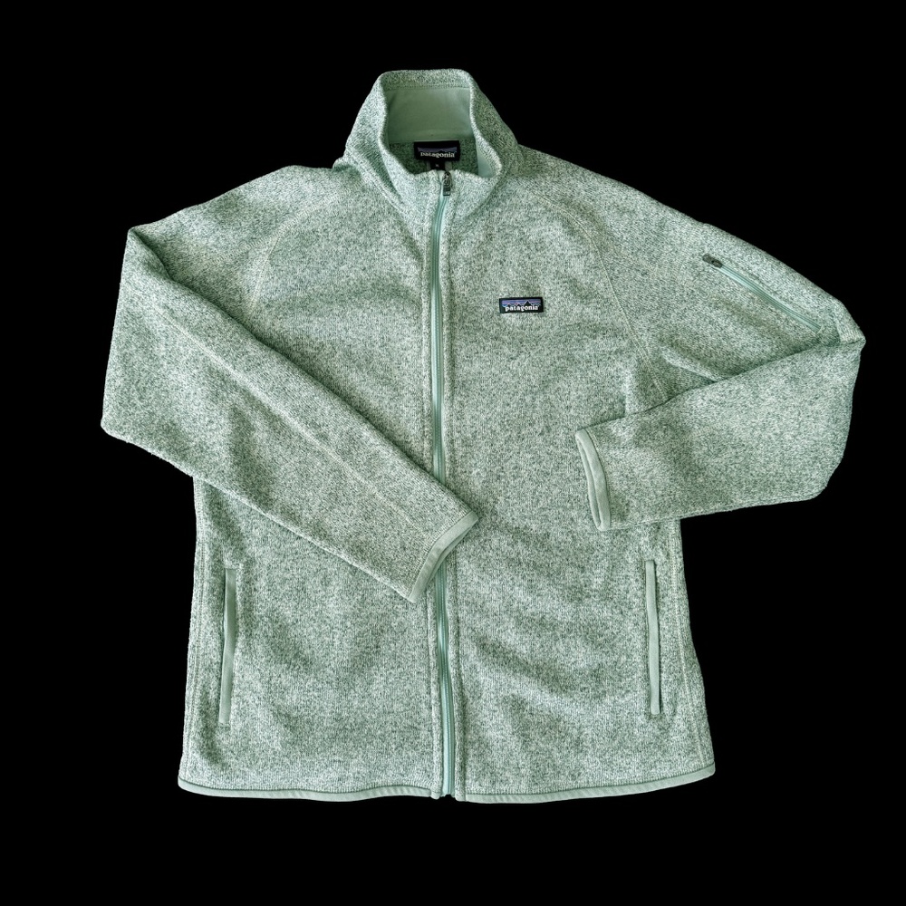 Patagonia Light Green Heather Fleece Jacket